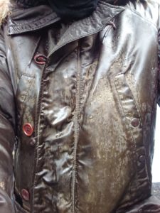 雨のバイク通勤