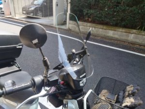 クロスカブ　風防